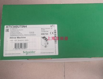 施耐德0.75KW变频器ATV340U07N4E重载0.75kW/轻载1.5kW带以太网版