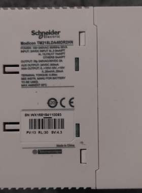施耐德全新原装 TM2AVO2HT M218 离散量I/O 扩展模块