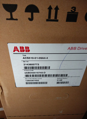 ABB变频器ACS550-01-04A1-4全新1.5KW质保一年公司开店380V