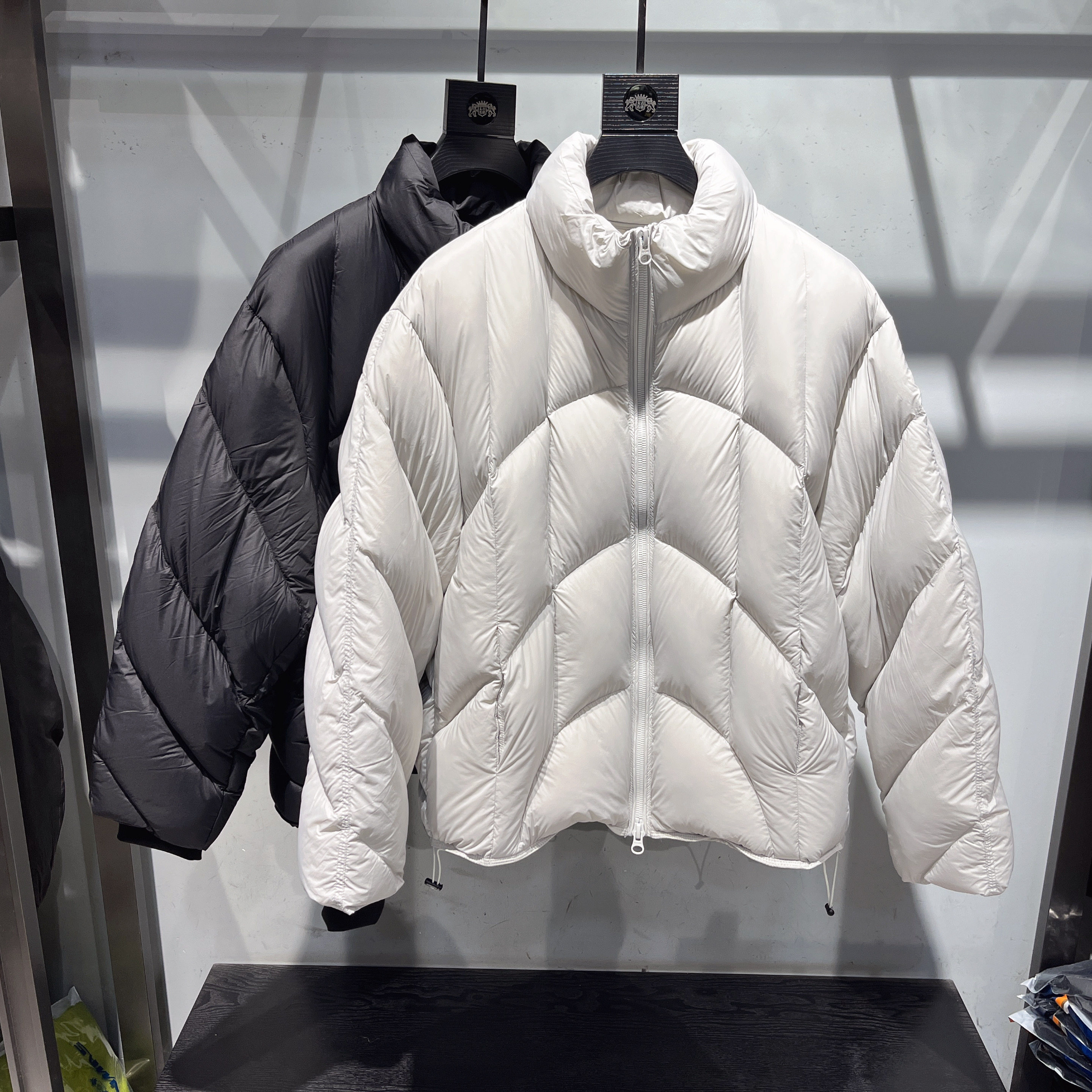 FXB潮牌短款加厚白鸭绒羽绒服