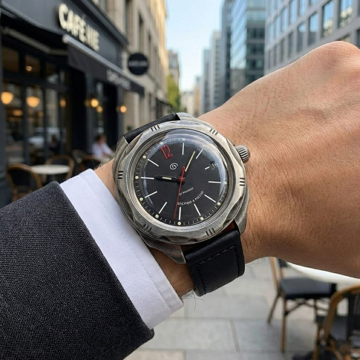 俄罗斯军手表VOSTOK指挥官军工手表男机械表原装进口皮实耐造夜光