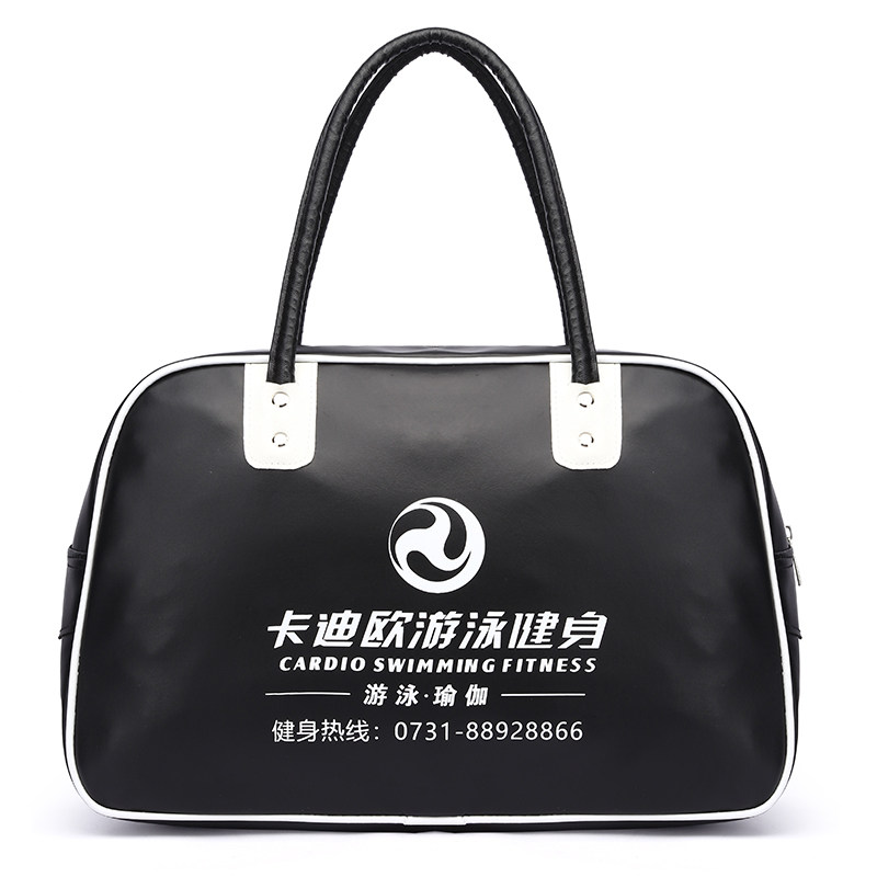 定做运动风手提袋pu健身包