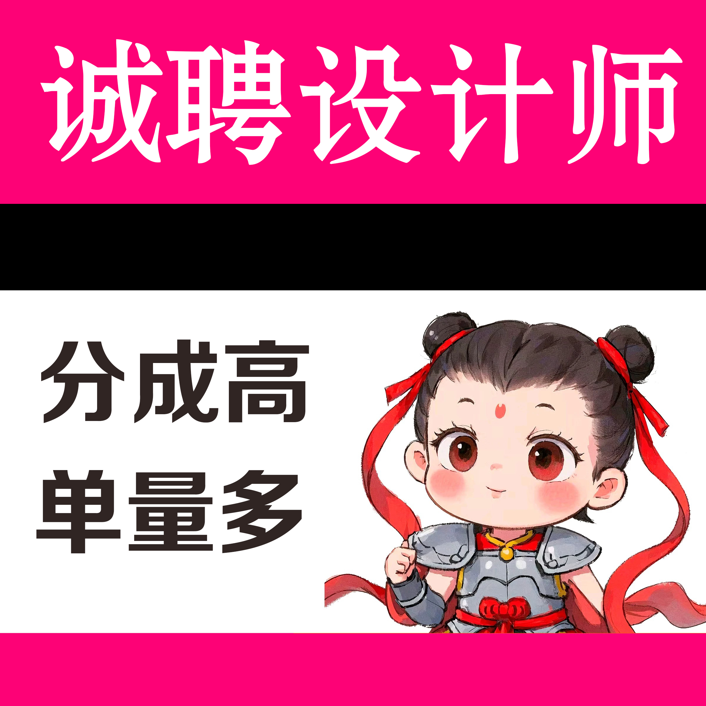 招聘PS设计师 诚意聘请AI软件兼职美工师傅 修图设计上班老师应聘