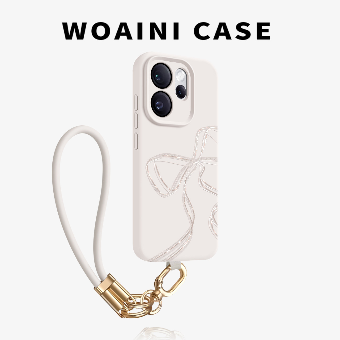 星光蝴蝶结适用opporeno15手机壳