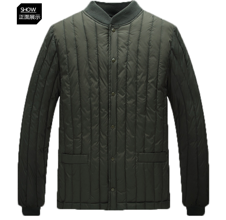 秋冬中老年内胆男轻薄羽绒棉服