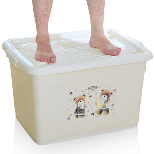 特大号加厚清仓衣柜储物收纳箱