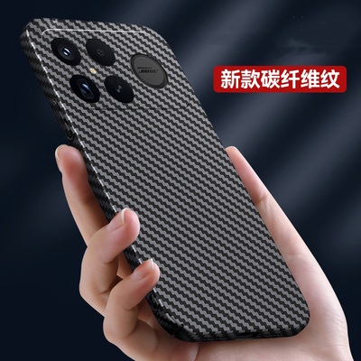 适用红米k90promax手机壳新款碳纤维纹理镜头全包K70至尊防摔k90超薄k80pro磨砂高级感男女K80凯夫拉