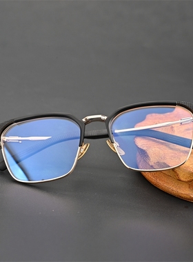 时尚眼镜框镜架男女款钛眼镜框方镜架配防蓝光近视镜大方框S-08TH