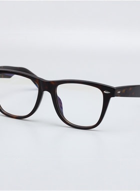 RB2140木村拓哉款复古近视眼睛框男黑色框板材眼镜架大框潮流6063