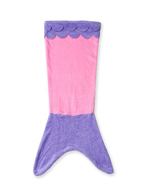 儿童睡袋秋新款外贸居家保暖空调毯珊瑚绒可穿美人鱼懒人毯11326