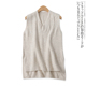 大版 百搭V领宽松显瘦针织背心15893 时尚 型毛衣马甲秋新款 外贸女装