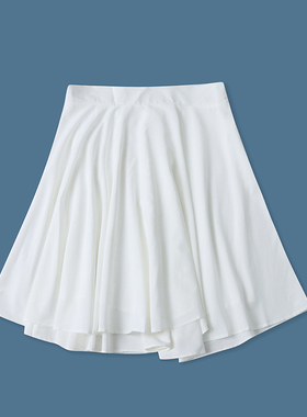 伞裙夏季新款外贸女装时尚百搭高腰侧拉链宽松A字中长半身裙17664