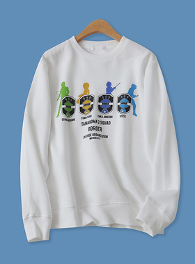 日单印花卫衣秋冬季新款外贸女装休闲圆领显瘦长袖薄绒外套15629