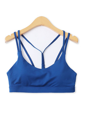 运动内衣夏季新款外贸女装健身瑜伽带胸垫露背印花吊带美背18308