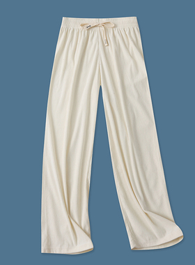 灯芯绒长裤秋新款外贸女装休闲百搭复古松紧高腰显瘦休闲裤16955