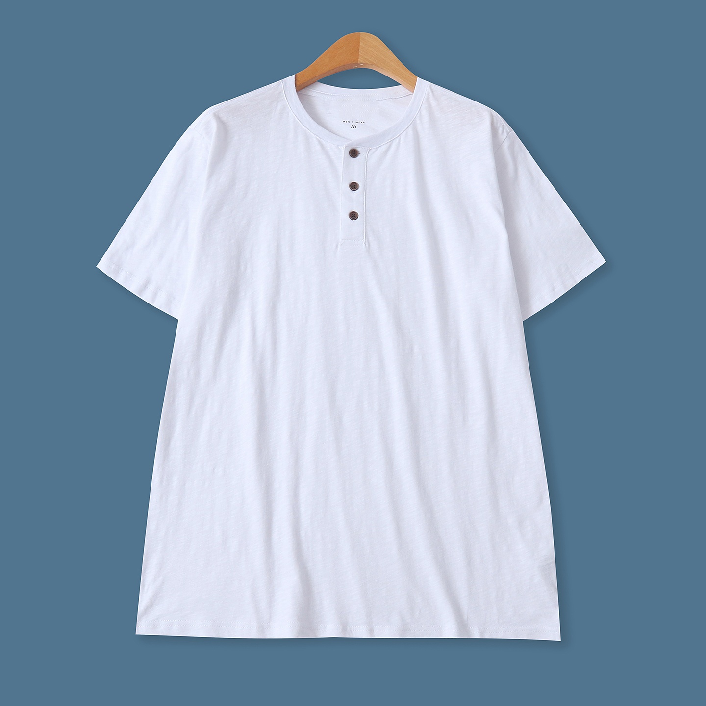 竹节棉T恤秋季新款外贸女装纯色百搭男女款宽松短袖套头上衣18957