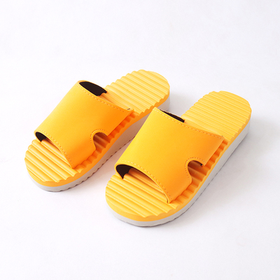 防滑带按摩坡跟家居拖鞋厚底