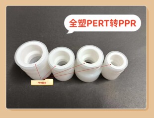 全塑PPR转PERT转换接头20,25,32,等径变径管材水暖管件配件大全