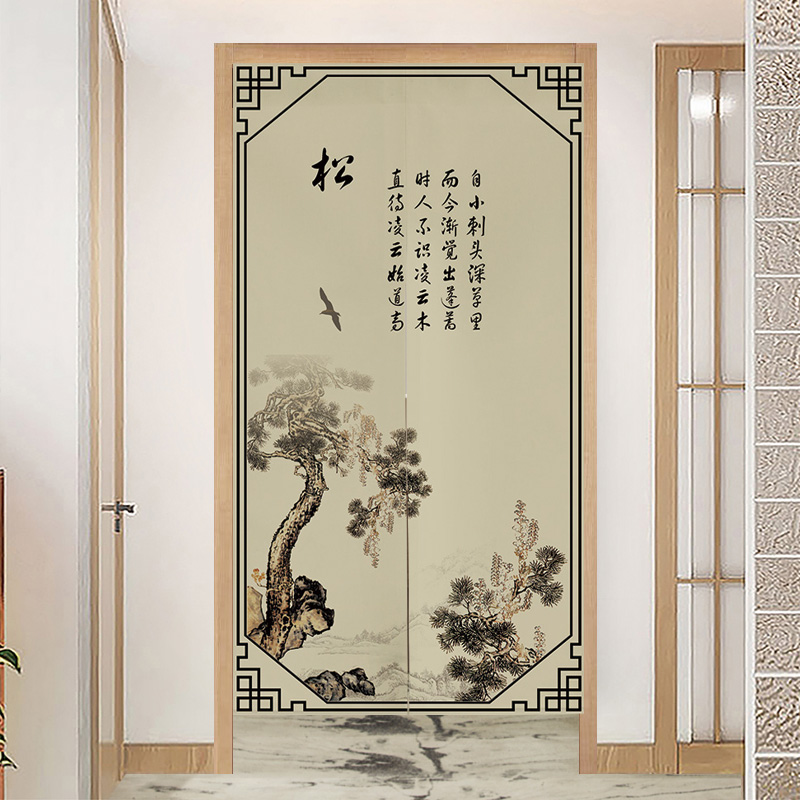 加厚防水棉麻无异味免打孔安装