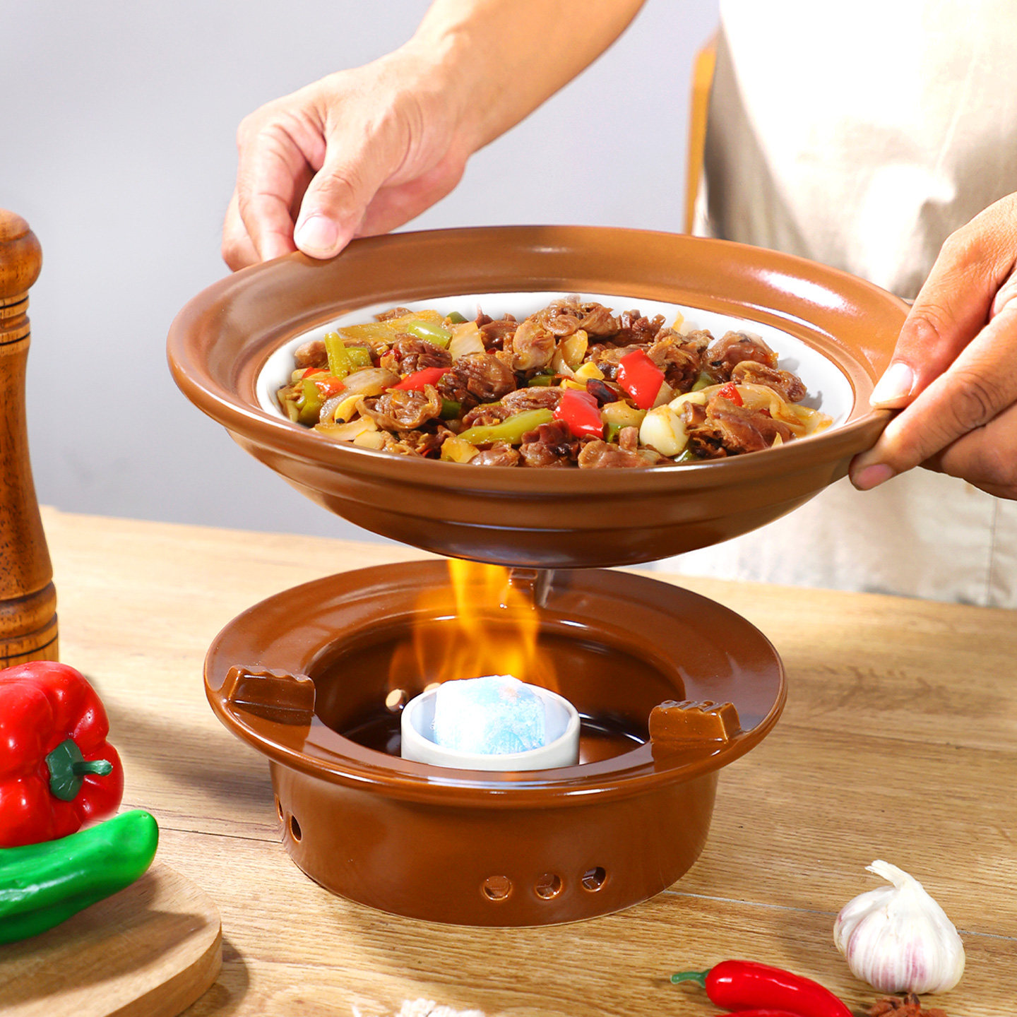 郸韵酒精炉子加热明炉餐具干锅盘