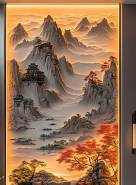 东莞工厂直销复式楼挑空背景墙