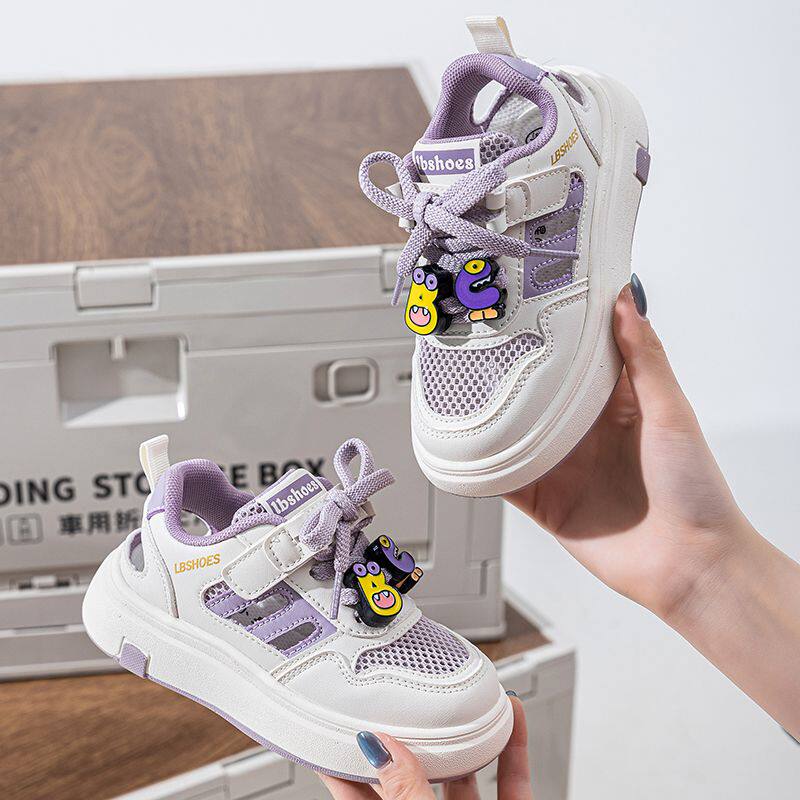 蜡比小星儿童运动凉鞋单网女童鞋子2026夏季新款男童镂空休闲童鞋
