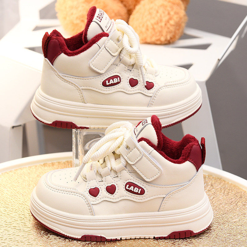 蜡比小星女童棉鞋小女孩加绒板鞋2025冬季新款保暖童鞋防滑休闲鞋,童鞋/婴儿鞋/亲子鞋,棉鞋,淘宝优惠券,粉丝福利购,淘宝优惠卷