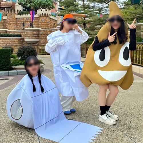 万圣节抽象cos服马桶搞怪