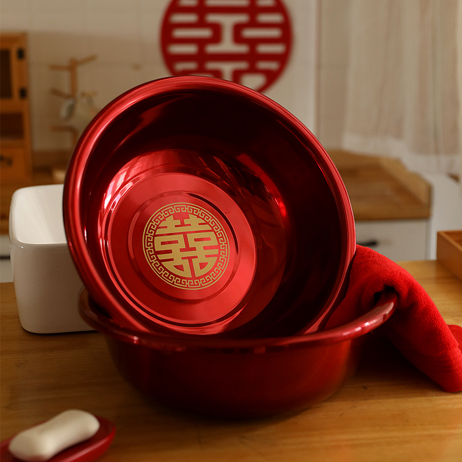 DUOBAO结婚喜盆一对女方陪嫁用