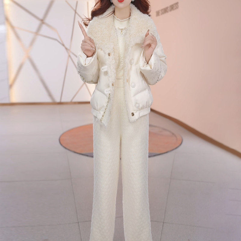 小香风羽绒服套装女2025年新款冬季今年流行爆款轻奢高级感两件套,女装/女士精品,羽绒服,淘宝优惠券,粉丝福利购,淘宝优惠卷