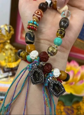 扎基拉姆民族风彩色珠子手链