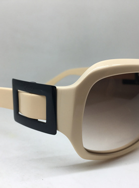 recailv r3511象牙白色板材框太阳眼镜墨镜个性