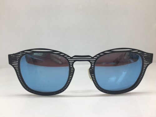 A BATHING APE BA13023 黑色网线镂空个性太阳镜 男女通用墨镜