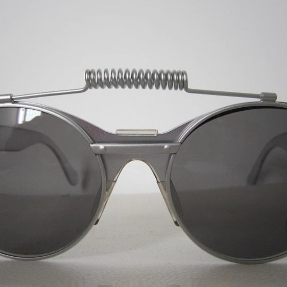 中古九十年代SWATCH FMG SWITZERLAND圆太阳眼镜男女通用墨镜