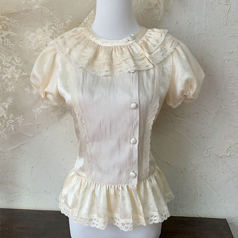 【预售定金卡-奶油缪斯】缎面衬衫-2026年2月6号晚上八点上新慢团