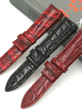 MIDO美度 贝伦赛丽系列 M007 手表带 18x16mm 女表链红色漆皮亮面