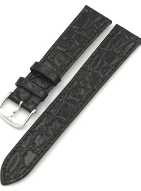 代用浪琴 L4嘉岚 13/18mm 薄款 男女表带黑色棕色亚光 真皮 牛皮