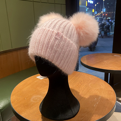 秋冬季保暖加厚弹力双层护耳帽