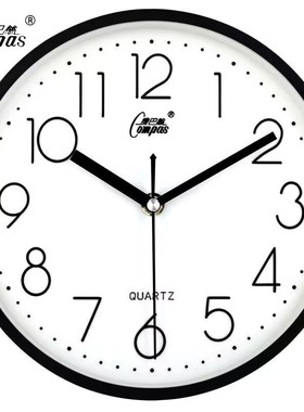 康巴丝挂钟客厅钟表创意时尚个性挂表家用静音时钟简约现代石英钟