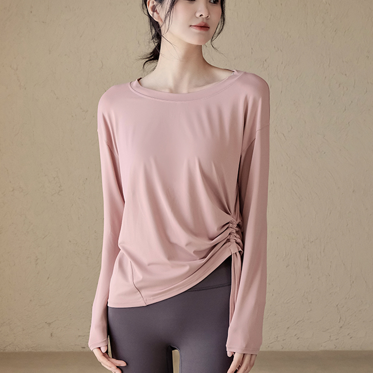 【UU联名款】长袖抽绳健身衣女秋