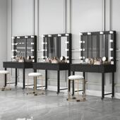 影楼化妆镜带抽屉学校长款 化妆桌子工作室化妆师化妆台剧组梳妆台