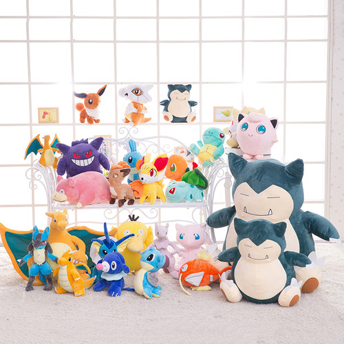 精灵宝可梦GO玩偶宠物小精灵神奇宝贝娃娃超梦耿鬼喷火龙水箭龟