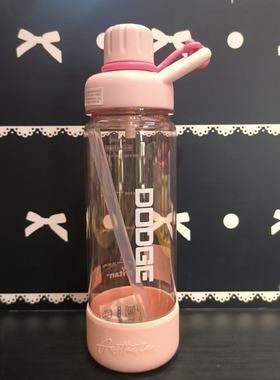 780ml大容量男女运动水壶便携tritan材质可吸管可直饮