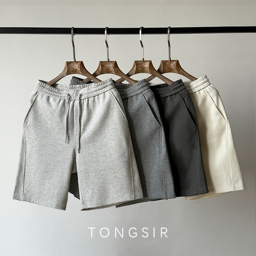 休闲运动美式夏季重磅短裤