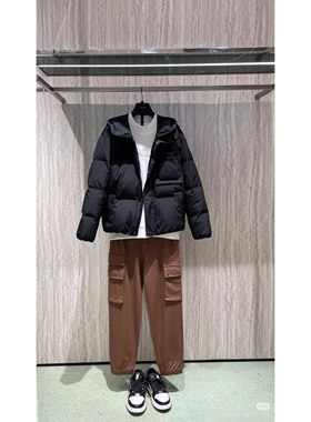 商场款秋季男士休闲裤时尚立体口袋磨毛束脚工装裤63010/N9