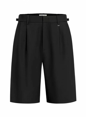 夏季男士时尚雅致舒适休闲西裤百搭直筒五分短裤潮61630/N9