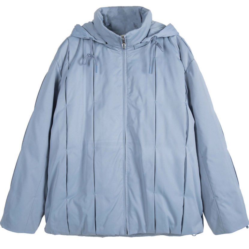 （欧）商场款冬季男士纯色简约百搭充气囊连帽羽绒服31030/Y21