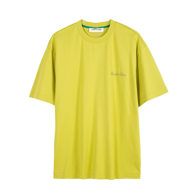 日常街头风芥绿动物圆领宽松夏季