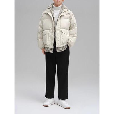 G家商场款冬男士假两件设计立领羽绒服三防阔版厚外套1038I/C2-1