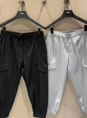 商场款初秋男士束口休闲裤时尚百搭宽松束脚长裤潮62670/R5